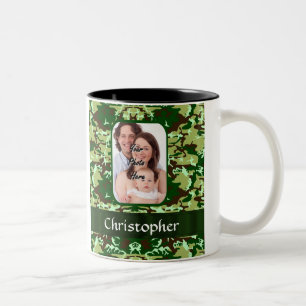 Tasse 2 Couleurs Camouflage vert