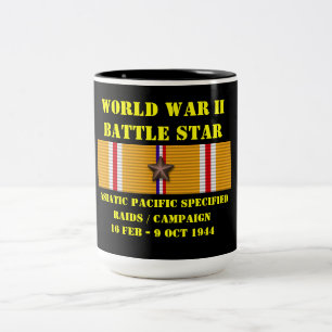 Tasse 2 Couleurs Campagne de raids spécifiques du Pacifique asiatiq