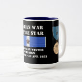 Tasse 2 Couleurs Campagne d'hiver de la troisième Corée (Devant droit)