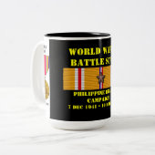 Tasse 2 Couleurs Campagne insulaire des Philippines (Devant gauche)