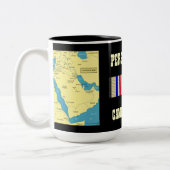 TASSE 2 COULEURS CAMPAGNE STAR PERSIAN GULF WAR VETERAN (Gauche)