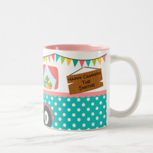 Tasse 2 Couleurs Camper coloré et heureux