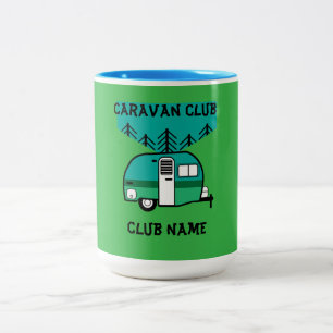 Tasse 2 Couleurs Campeurs heureux Caravançant Caravanes amusantes