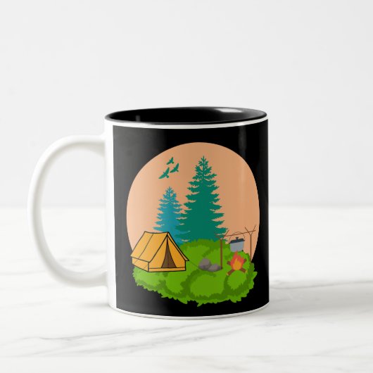 Tasse 2 Couleurs camping (Gauche)