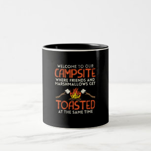 Tasse 2 Couleurs Camping Feu de camp et Guimauves