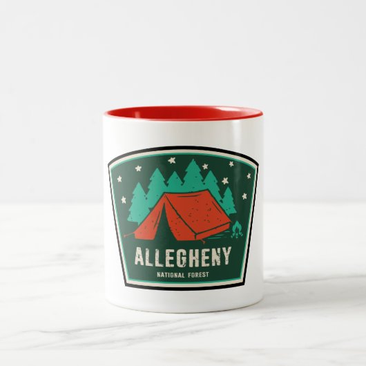 Tasse 2 Couleurs Camping forestier national Allegheny (Centre)