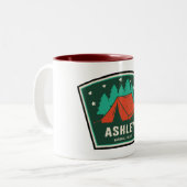 Tasse 2 Couleurs Camping forestier national Ashley (Devant gauche)
