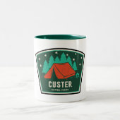 Tasse 2 Couleurs Camping forestier national Custer (Centre)