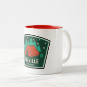 Tasse 2 Couleurs Camping forestier national de Colville (Devant droit)