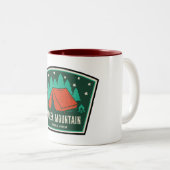 Tasse 2 Couleurs Camping forestier national de Green Mountain (Devant droit)