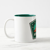 Tasse 2 Couleurs Camping forestier national de Mendocino (Gauche)