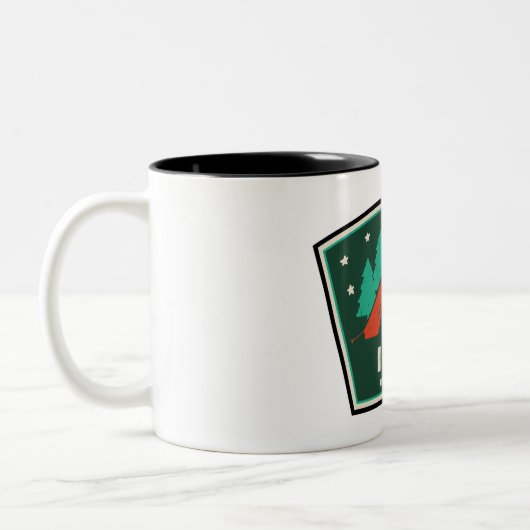 Tasse 2 Couleurs Camping forestier national d'Inyo (Gauche)