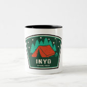 Tasse 2 Couleurs Camping forestier national d'Inyo (Centre)