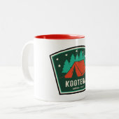 Tasse 2 Couleurs Camping forestier national Kootenai (Devant gauche)