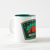Tasse 2 Couleurs Camping forestier national Modoc (Devant gauche)