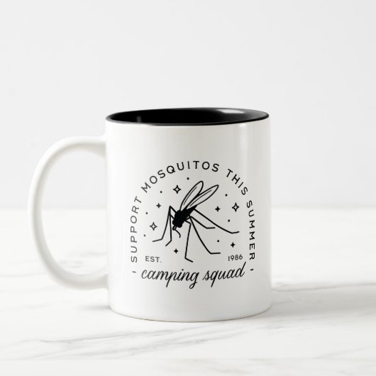 Tasse 2 Couleurs Camping mosquito funny summer sarcastic quotes (Gauche)