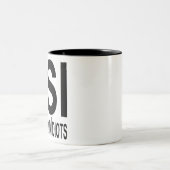 Tasse 2 Couleurs Can’t Stand Idiots CSI #USAPatriotGraphics © (Centre)
