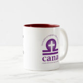 Tasse 2 Couleurs cana_originalarch_gradient, notre passion est à r… (Devant droit)