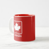 Tasse 2 Couleurs Canada (Devant gauche)