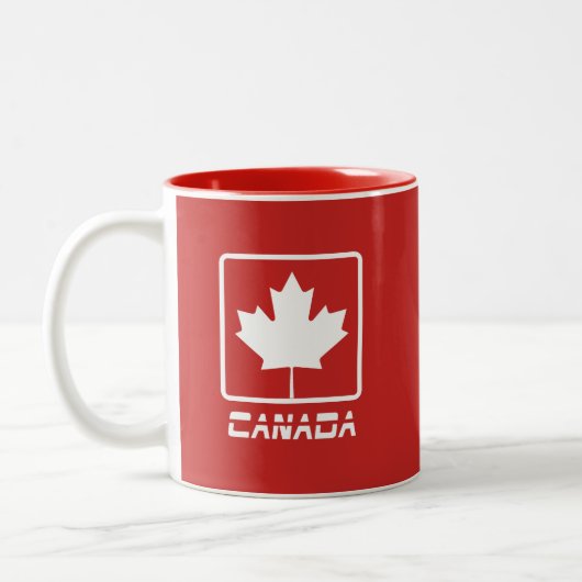 Tasse 2 Couleurs Canada (Gauche)