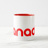 Tasse 2 Couleurs Canada (Centre)