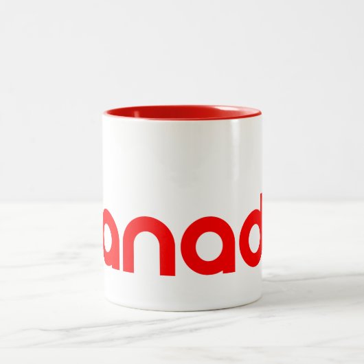 Tasse 2 Couleurs Canada (Centre)