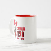 Tasse 2 Couleurs Canada 150 ans (Devant gauche)
