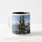 Tasse 2 Couleurs Canada, Alberta, Banff. Vues de la vallée de Bow (Devant gauche)