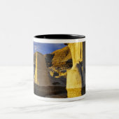 Tasse 2 Couleurs Canada, Alberta, Drumheller. Hoodoos. (Centre)