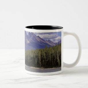 Tasse 2 Couleurs Canada, Alberta, parc national de Jasper. Grande