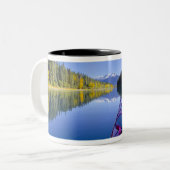 Tasse 2 Couleurs Canada, Colombie-Britannique, Bowron Lakes (Devant gauche)