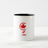 Tasse 2 Couleurs Canada Pas à vendre (Centre)