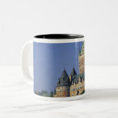 Tasse 2 Couleurs Canada, Québec. Château Frontenac. (Devant gauche)
