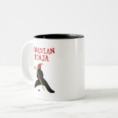 Tasse 2 Couleurs Canadien Ninja (Devant gauche)
