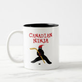 Tasse 2 Couleurs Canadien Ninja (Gauche)