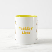 Tasse 2 Couleurs Canard adorable (Centre)