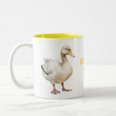 Tasse 2 Couleurs Canard adorable (Gauche)