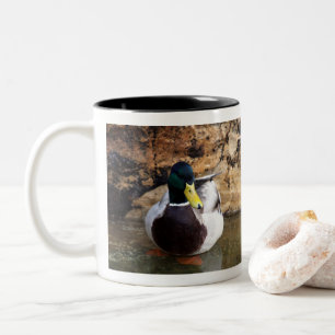 Tasse 2 Couleurs Canard colvert mâle