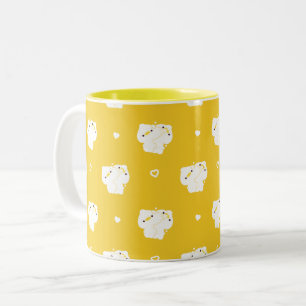 Tasse 2 Couleurs Canard Couple Muet
