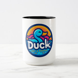 Tasse 2 Couleurs Canard d'oiseaux aquatiques