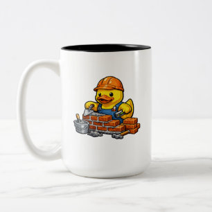 Tasse 2 Couleurs Canard en caoutchouc maçon