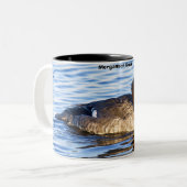 Tasse 2 Couleurs Canard harle (Devant gauche)