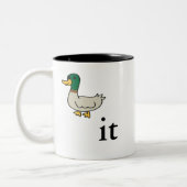 Tasse 2 Couleurs Canard, Musique (Gauche)