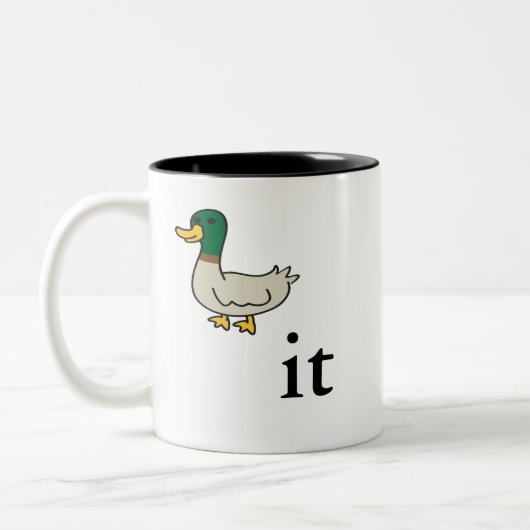 Tasse 2 Couleurs Canard, Musique (Gauche)