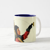 Tasse 2 Couleurs Canard souchet de neige (Devant droit)