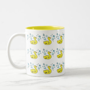Tasse 2 Couleurs Canards en bulles