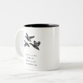 Tasse 2 Couleurs Canards volants (Devant gauche)