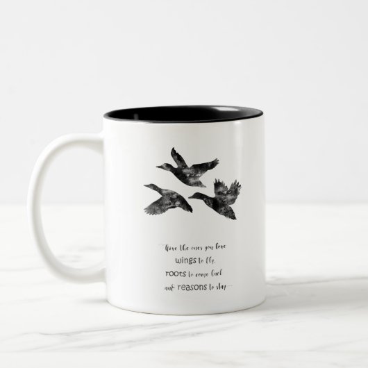 Tasse 2 Couleurs Canards volants (Gauche)
