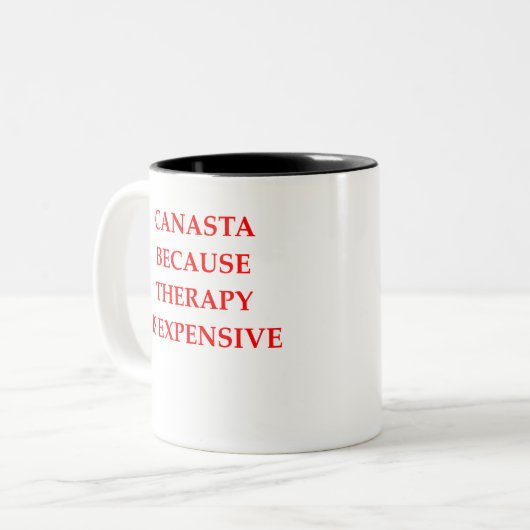 TASSE 2 COULEURS CANASTA (Devant gauche)