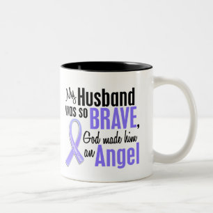 Tasse 2 Couleurs Cancer oesophagien de mari de l'ange 1